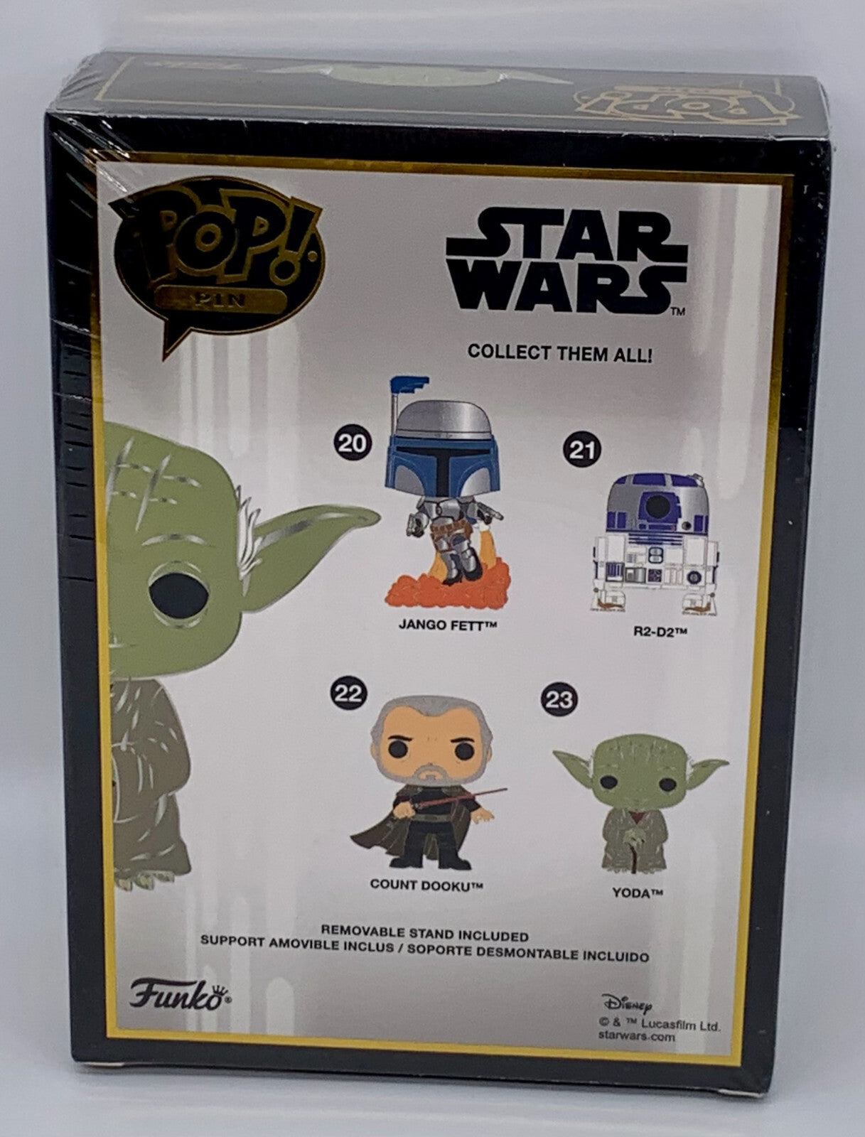 Star Wars Yoda Funko Pop Pin #23 Star Wars 2021