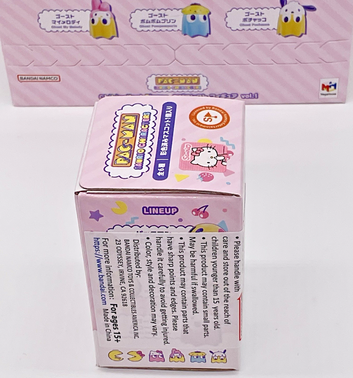 Pac-Man X Sanrio Character Collectible Mini Figure 1 Blind Box Bandai Namco 2024