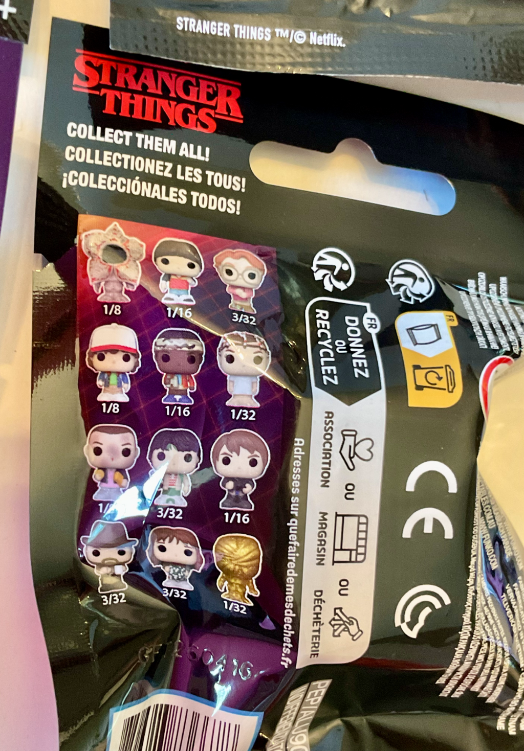 Stranger Things Funko Bitty Pop Set of 4 Blind Bags Season 1 Funko 2026
