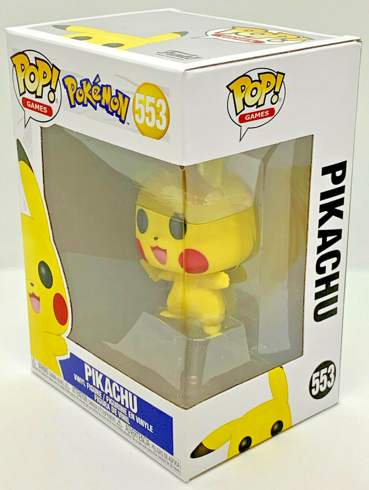 Pokemon Pikachu Waving Pop #553 Funko Games 2019