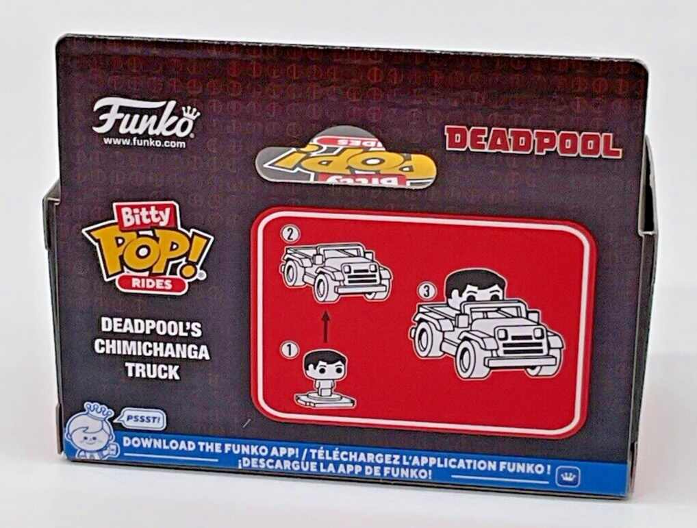 Deadpool’s Chimichanga Truck Funko Bitty Pop Rides 2024 Marvel Deadpool