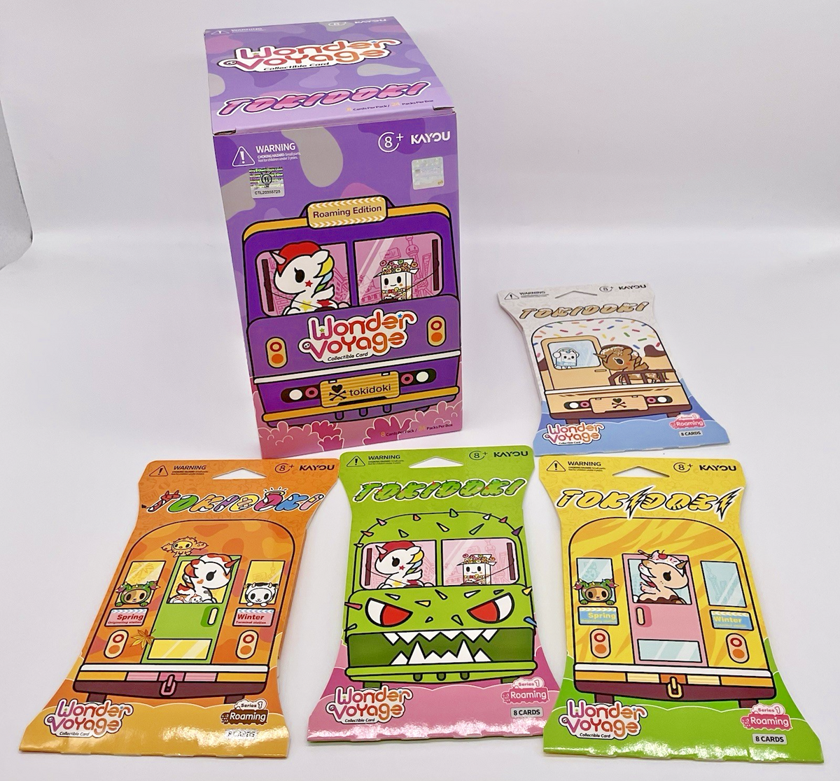 Tokidoki Wonder Voyage Collectible Cards Roaming Edition Series 1- 2025- 8 cards
