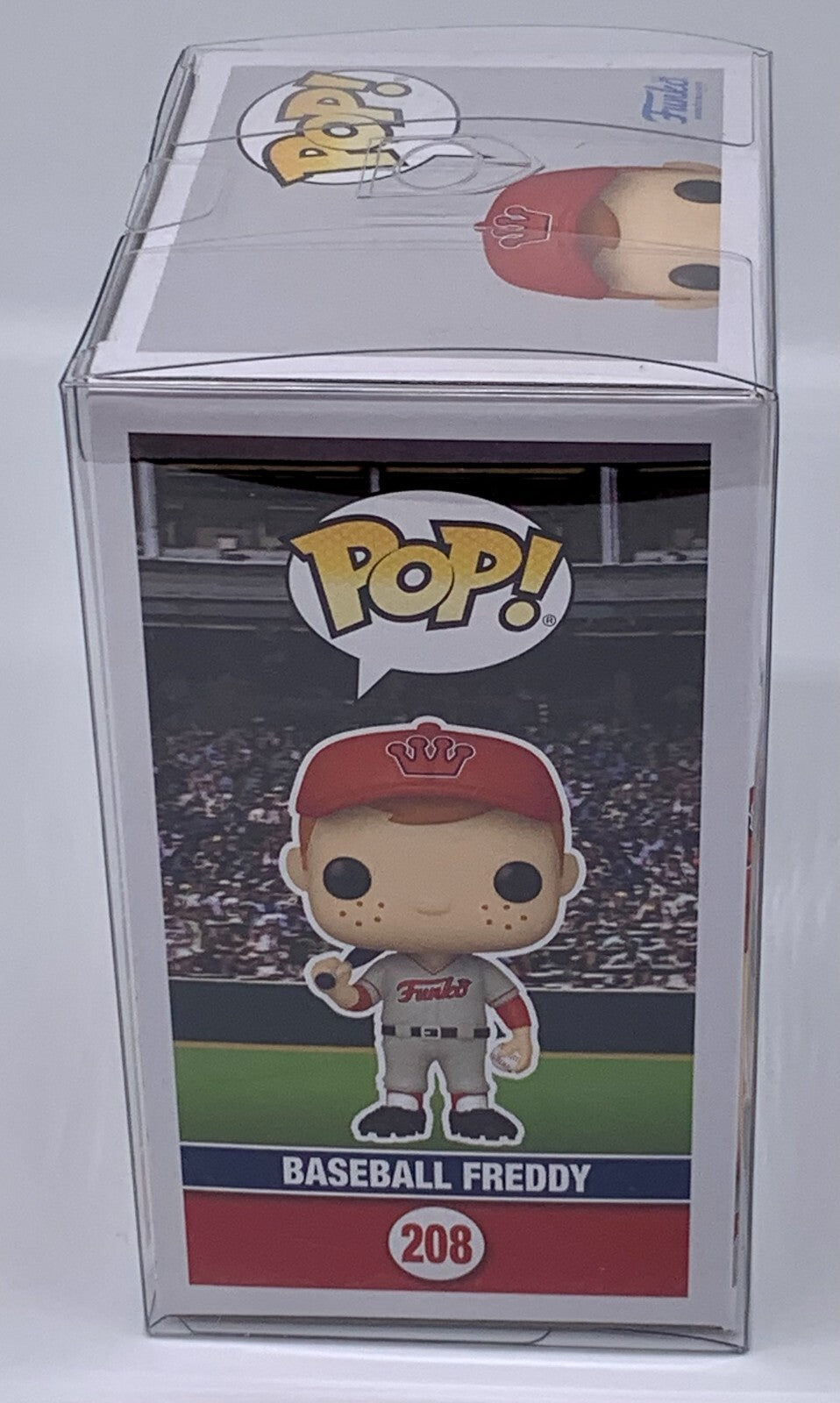 Baseball Freddy Pop #208 Funko Wondrous Convention 2023 Lmtd Edition Protector