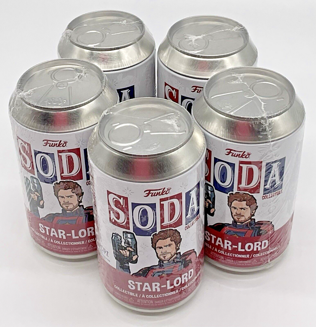 Star-Lord Funko Vinyl Soda Figure Marvel Guardians Of the Galaxy Chance of Chase
