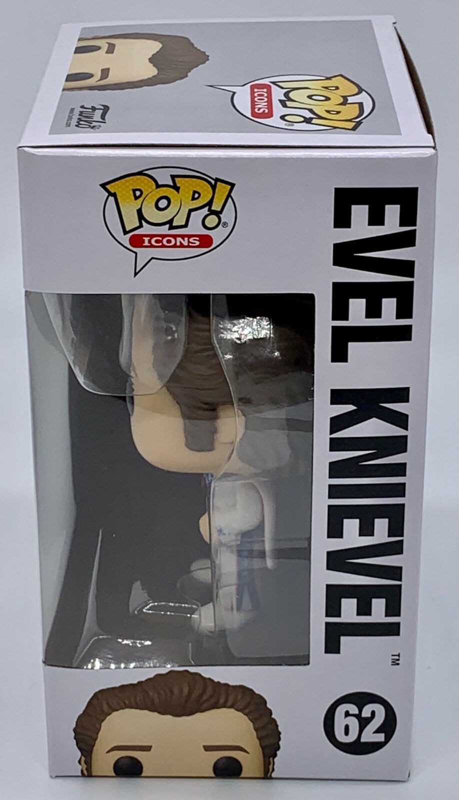 Evel Knievel with Cape Pop #62 Funko Pop Icons 2020