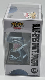Blue Eyes White Dragon Pop #389 Yu-Gi-Oh Funko 2018/2023 Release Pop Protector