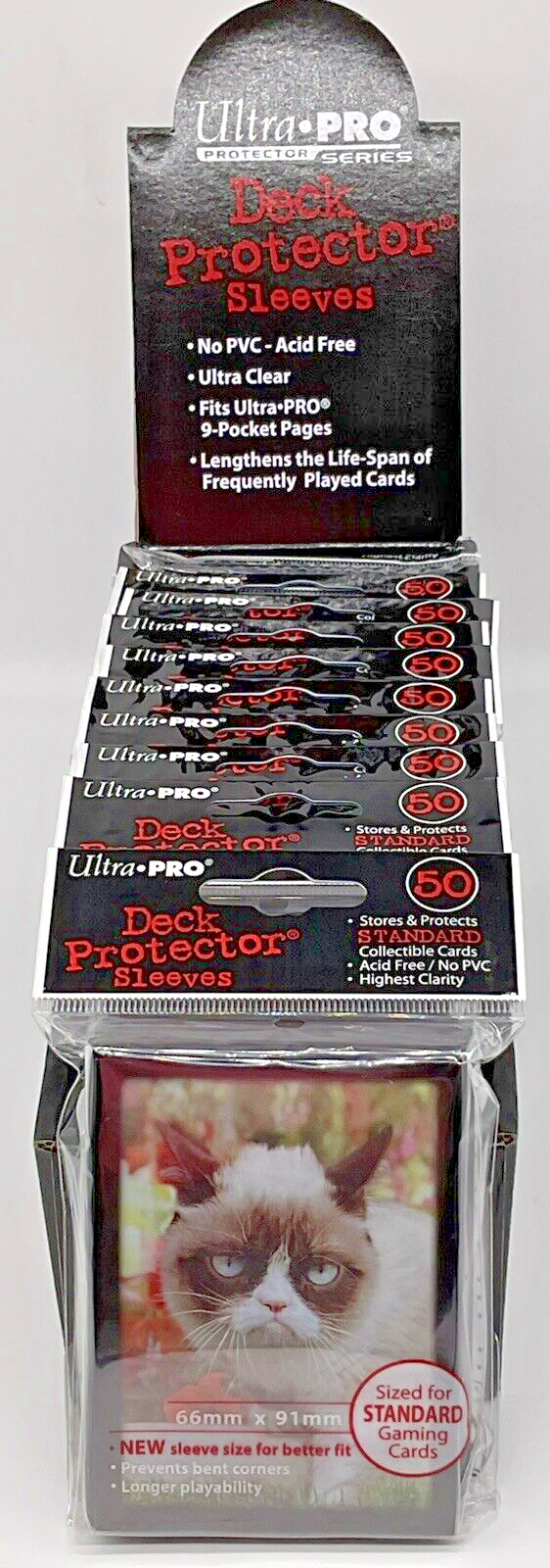 Grumpy Cat Ultra Pro Protector Series Deck Protector Sleeves Grumpy Cat 50ct