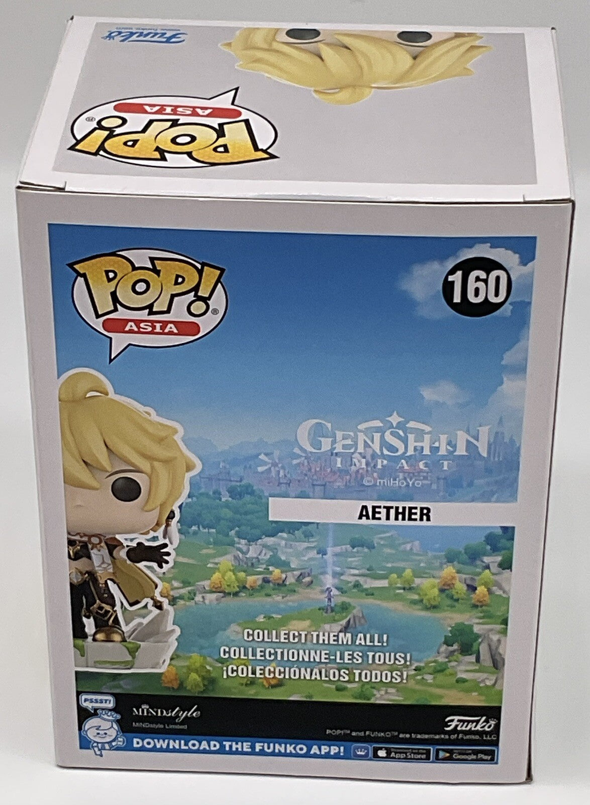 Aether Pop #160 Genshin Impact Funko Pop Asia 2022