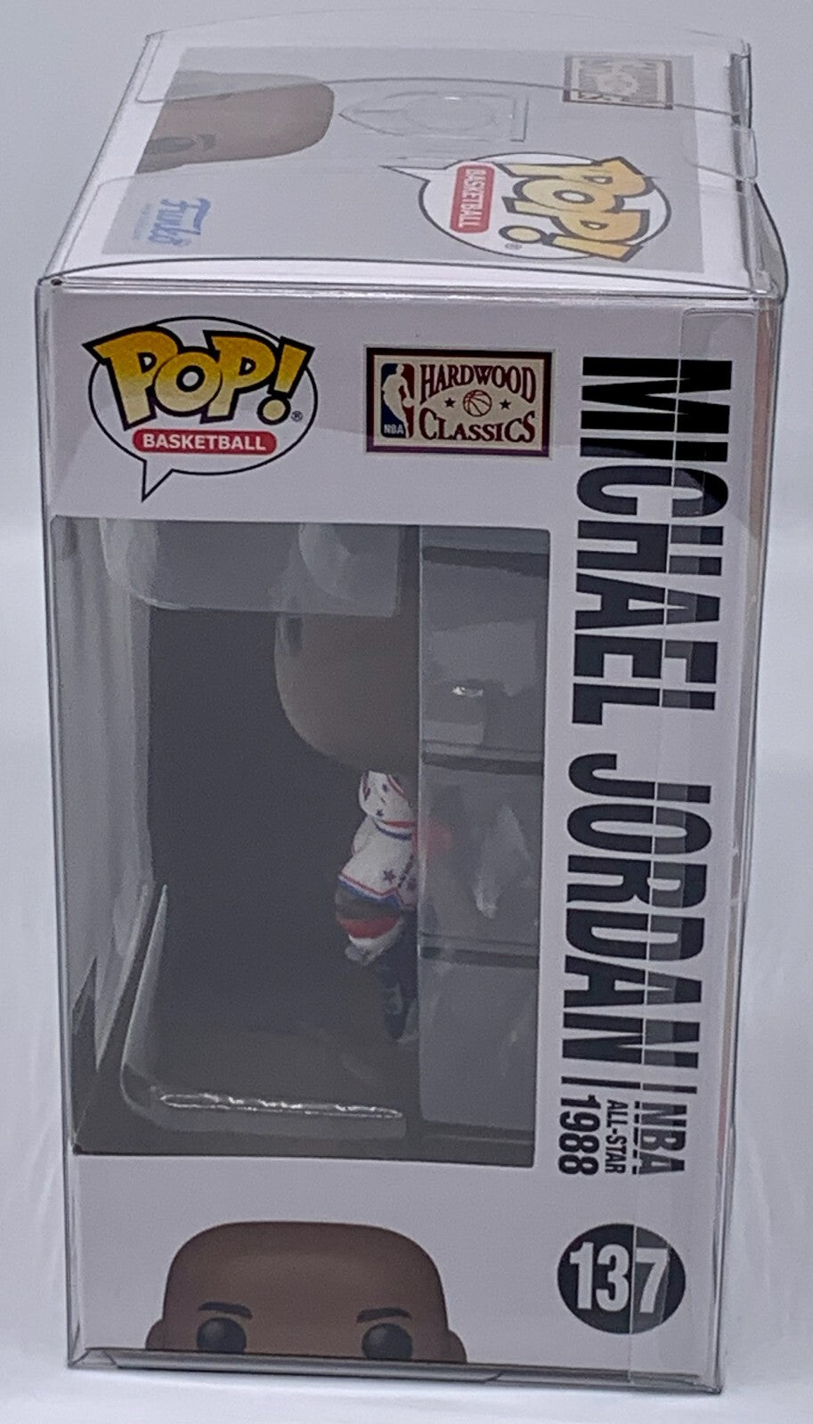 Michael Jordan Pop #137 NBA All-Stars 1988 Funko Pop Basketball 2021 w/protector