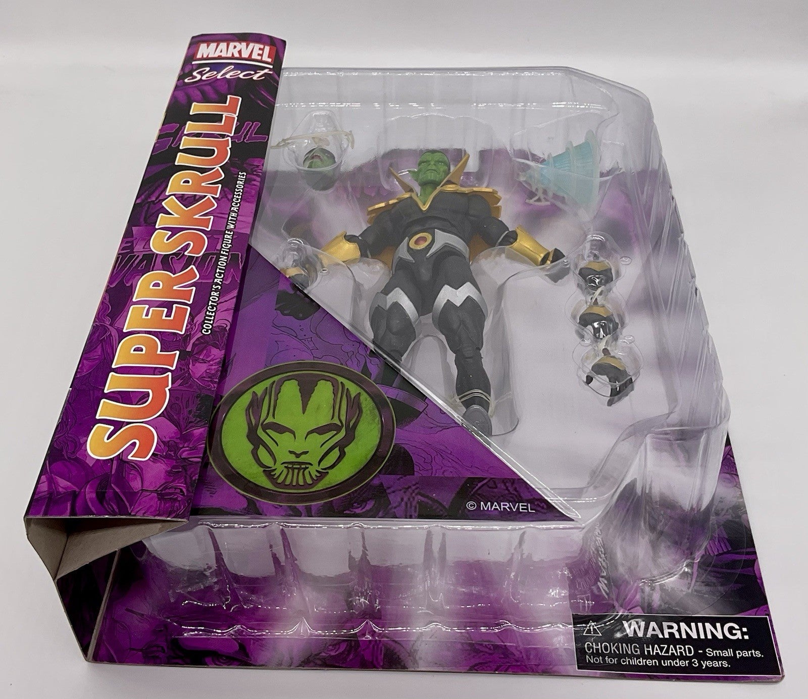 Marvel Select Super Skrull Action Figure with Accessories Diamond Select Toys 7"