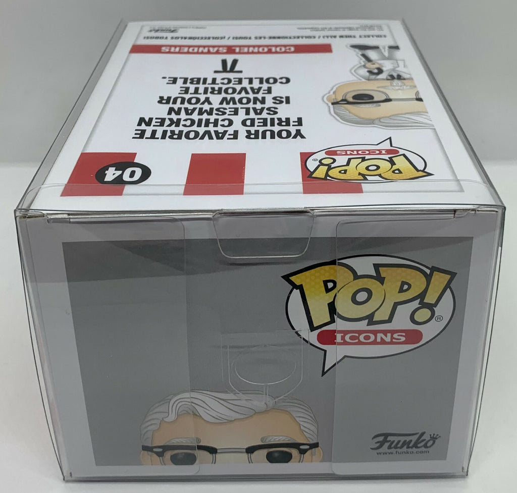 Colonel Sanders Pop #04 KFC with Cane Funko Pop Icons Exclusive with Protector