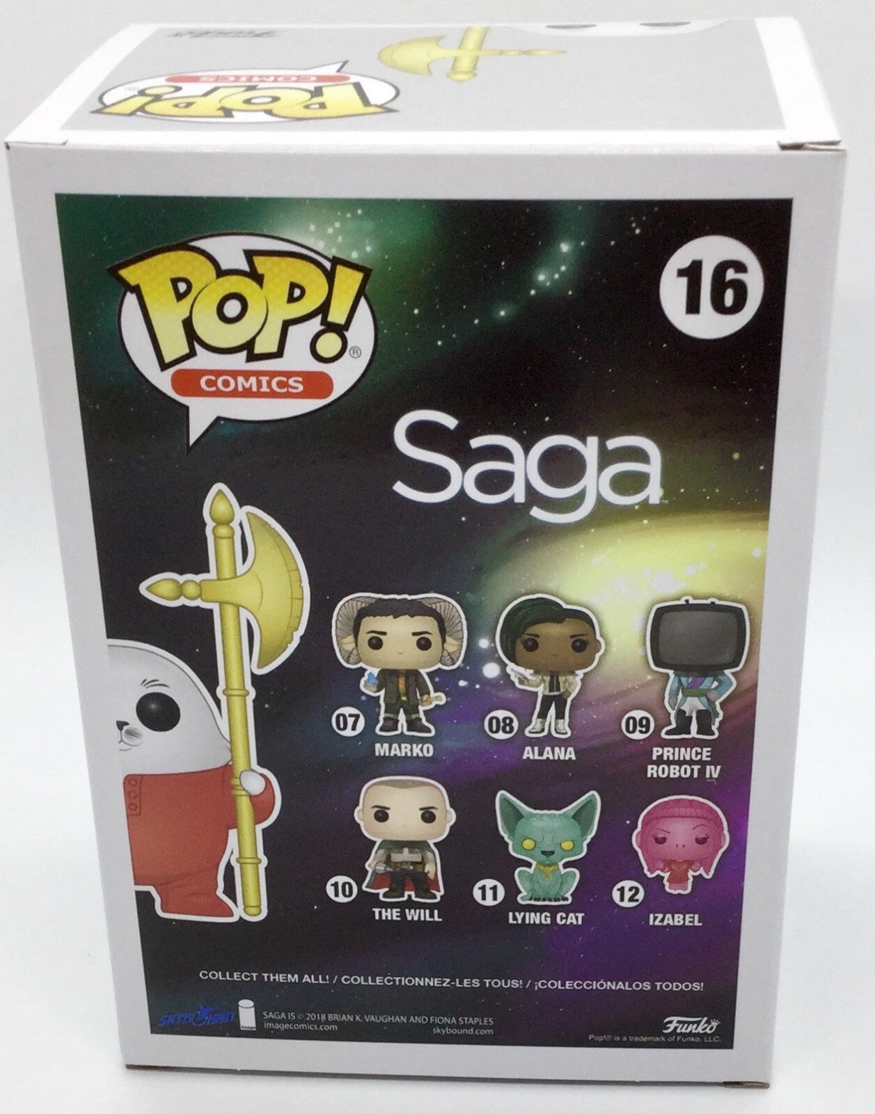 Ghus in Pajamas Pop #16 Saga Flocked 2018 SDCC Exclusive Limited in Protector