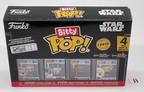 Star Wars Funko Bitty Pop 4-Pack with Stackable Shelf 2025 (H)