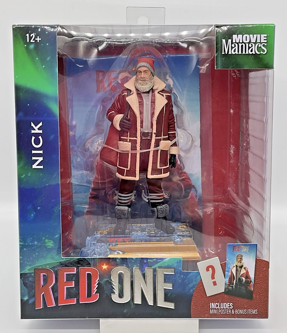 Red One Nick Movie Maniacs Posed Figure Limit Edition 4,900 includes mini poster