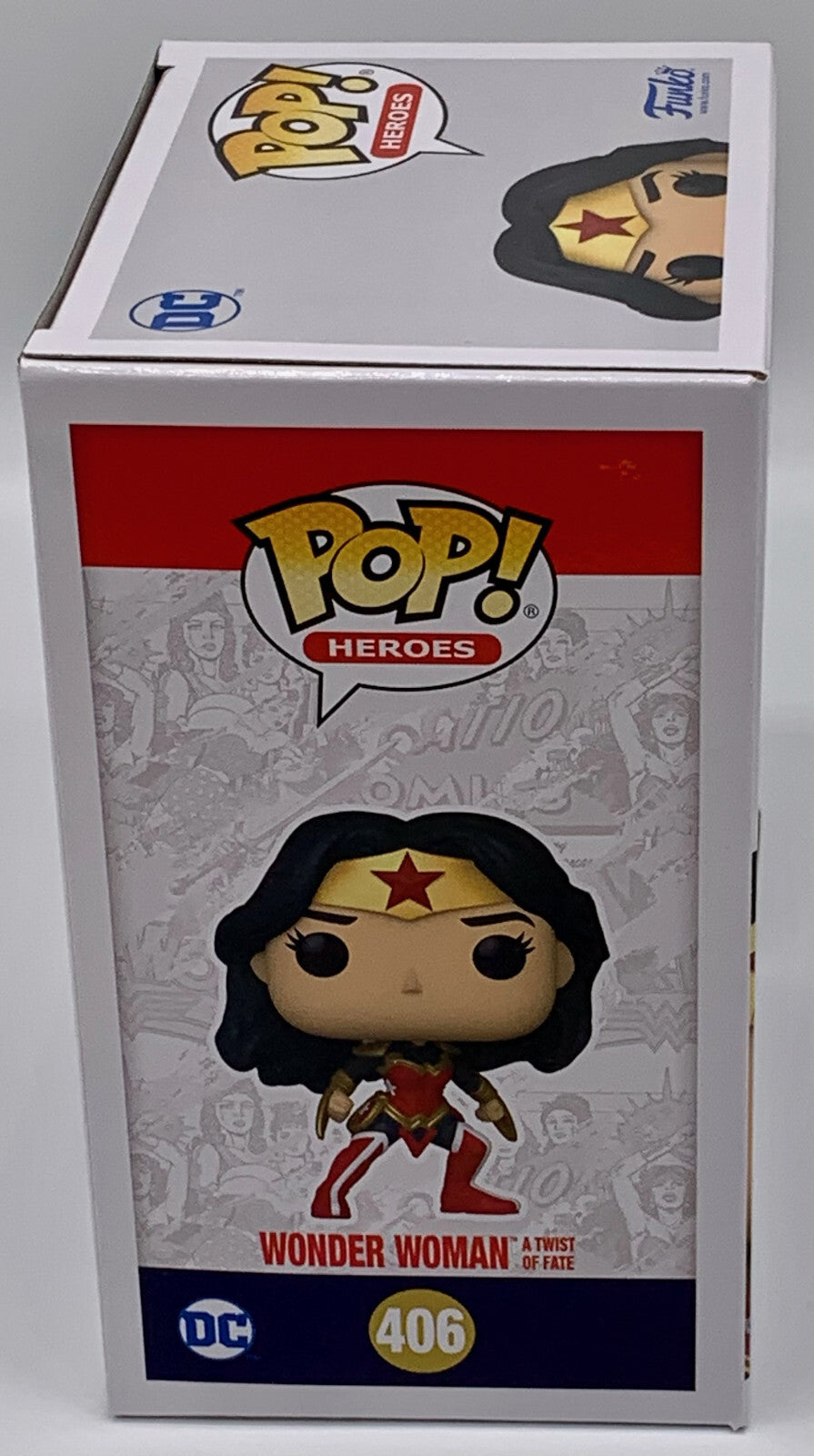 Wonder Woman Pop #406 A Twist Of Fate 80th Anniversary Funko Pop Heroes