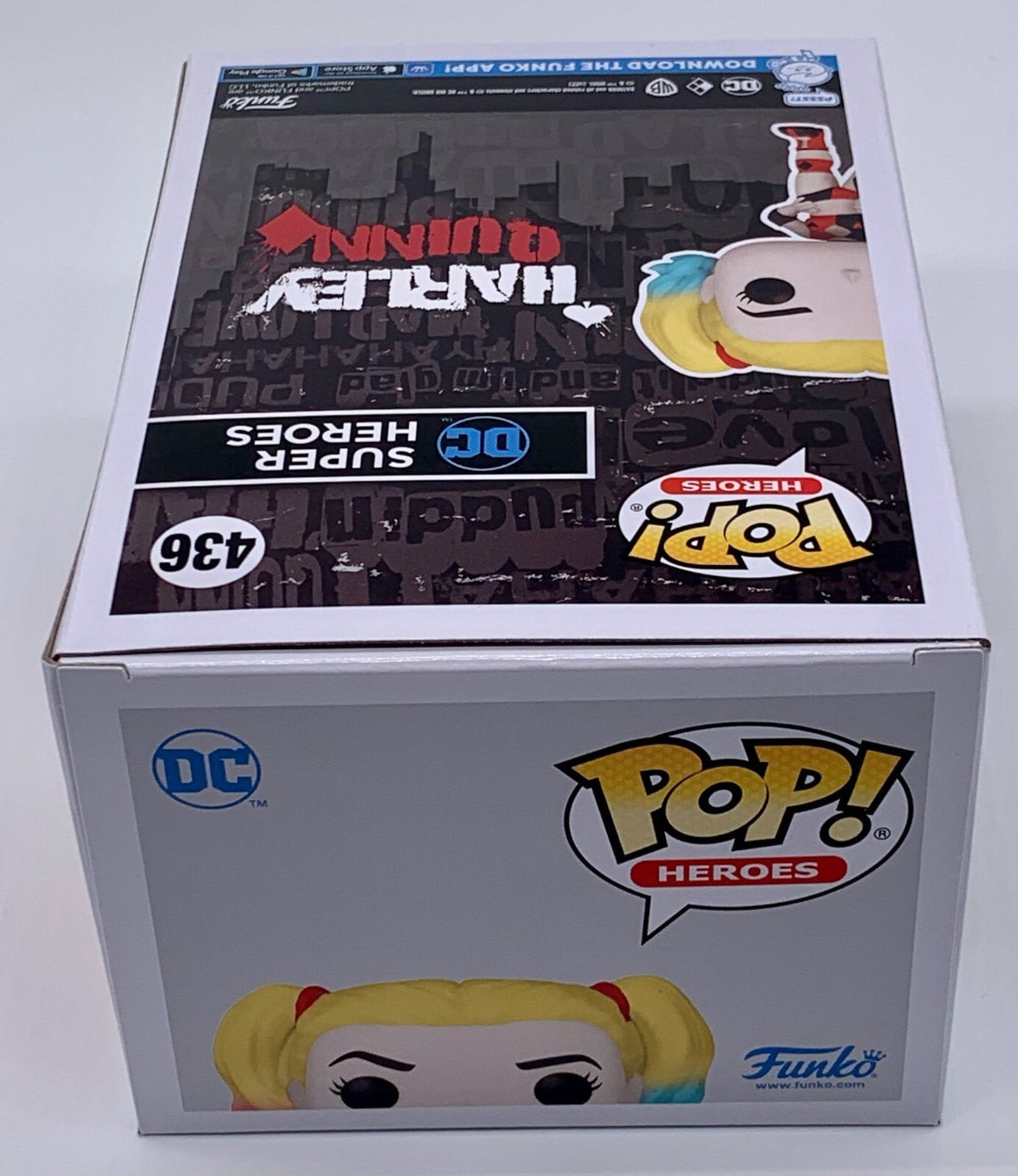 Harley Quinn with Belt Pop #436 DC Super Heroes Funko 2022 PX Exclusive Limited