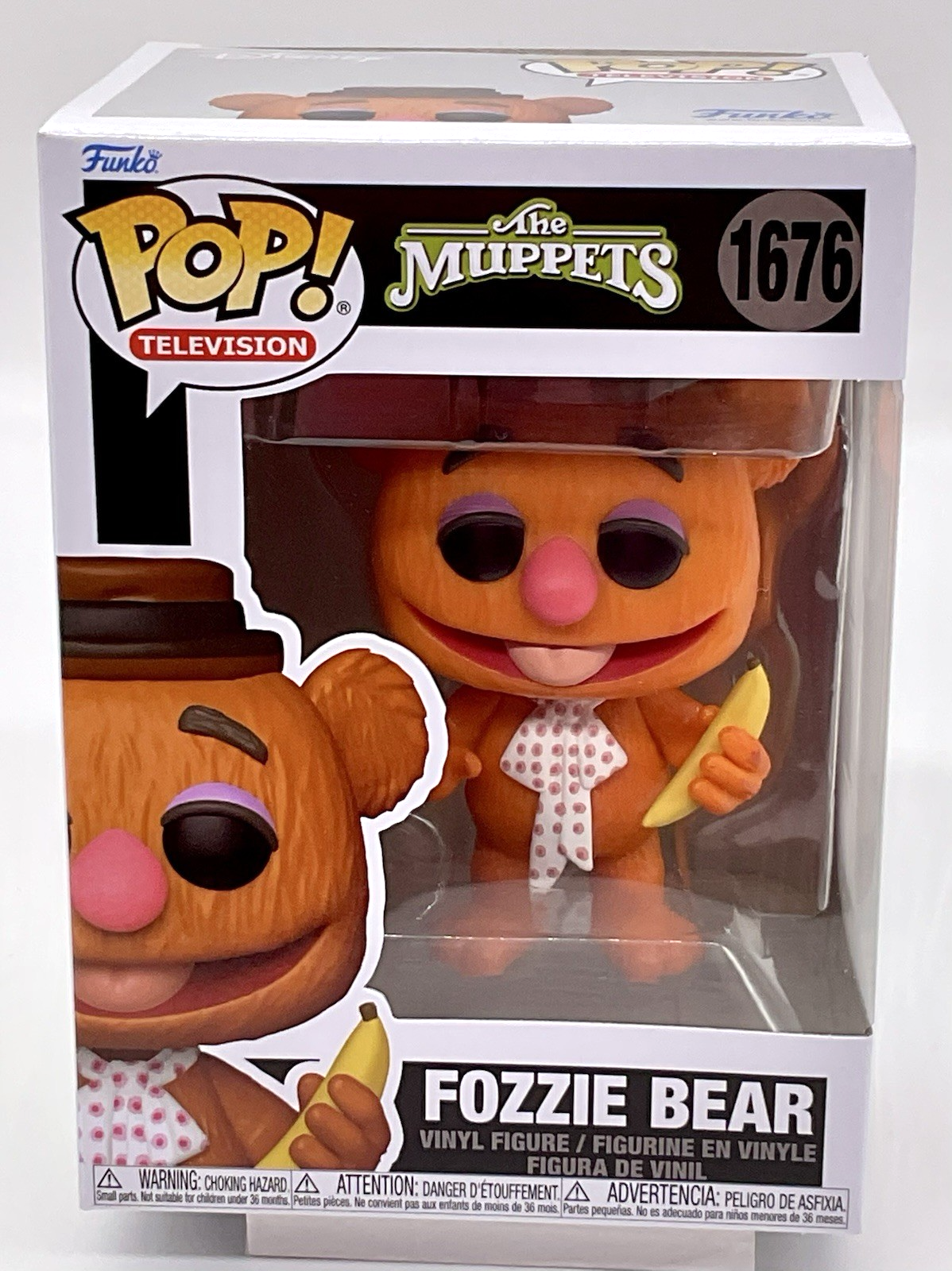 The Muppets Fozzie Bear Pop #1676 with Banana Funko Pop 2025