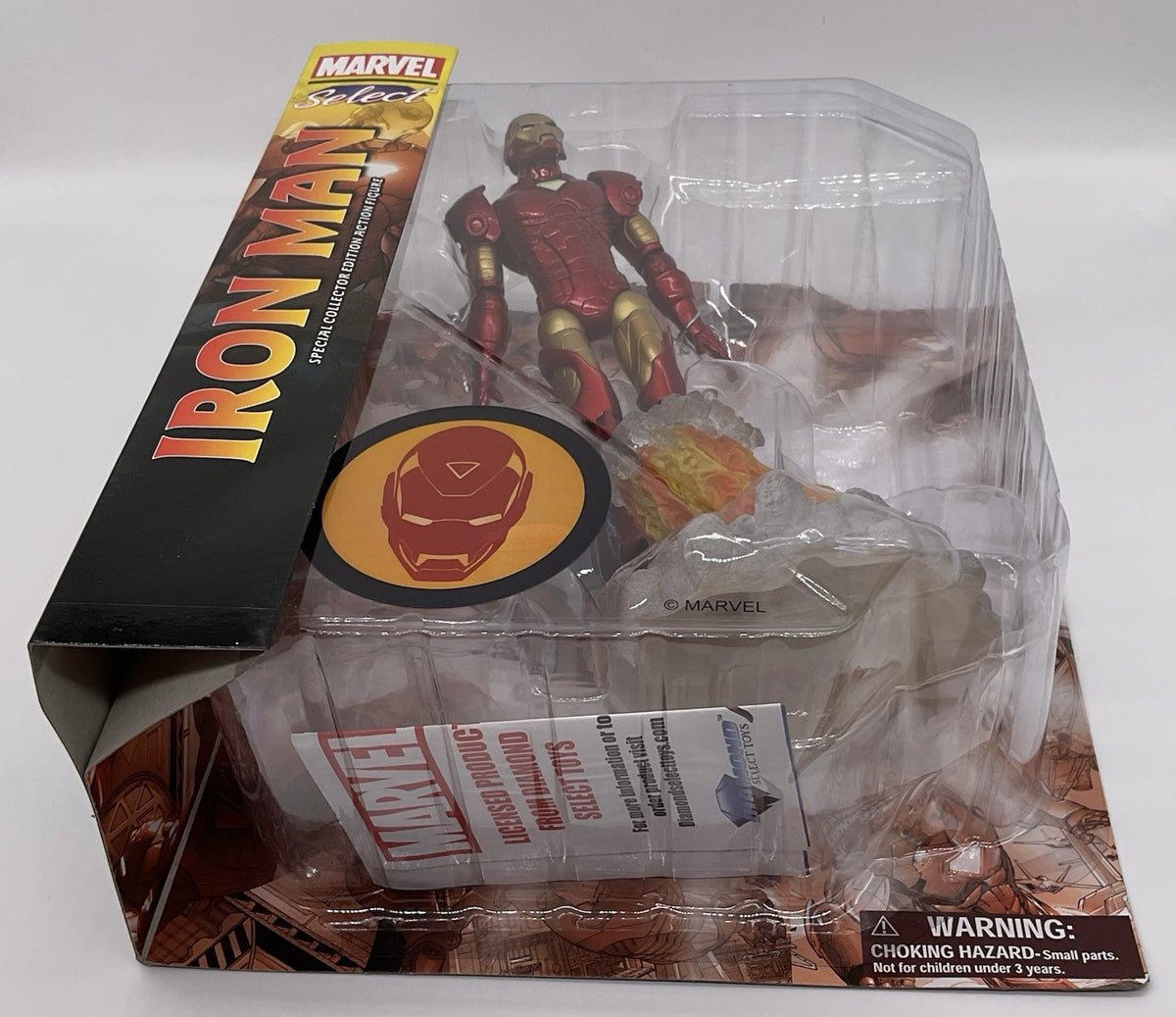 Marvel Select Iron Man Action Figure Diamond Select Toys Collector's Edit 7 inch