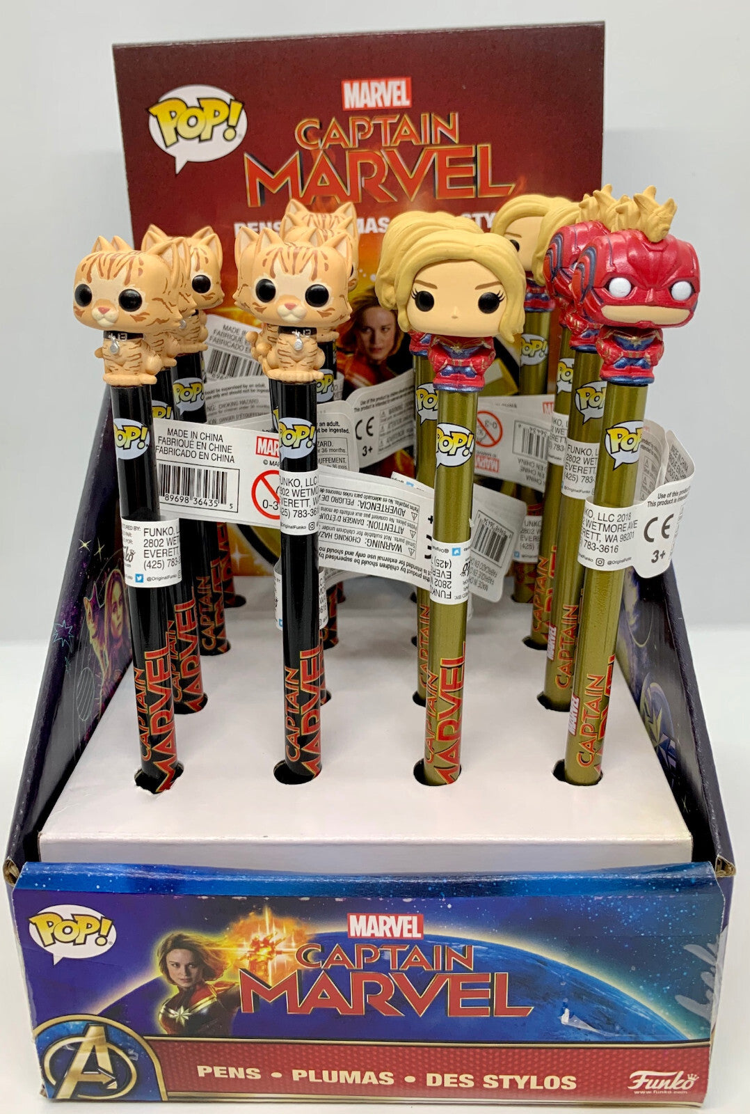 Funko Pop Pen Captain Marvel Funko Vaulted 2018 Captain Marvel Pen