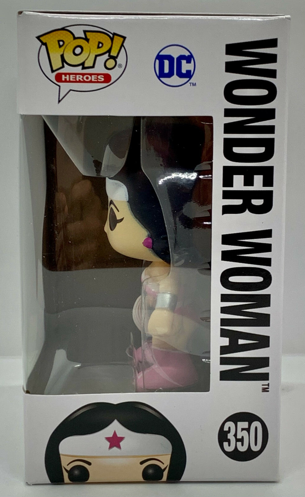 Wonder Woman Pop #350 DC Funko Pop Heroes 2020 Breast Cancer Awareness 