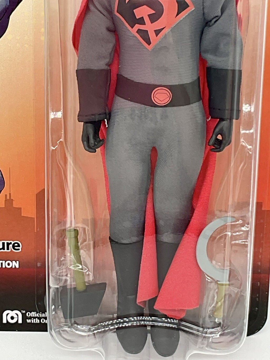 Red Son Superman 8” Action Figure MEGO 2021 DC World's Greatest Heroes