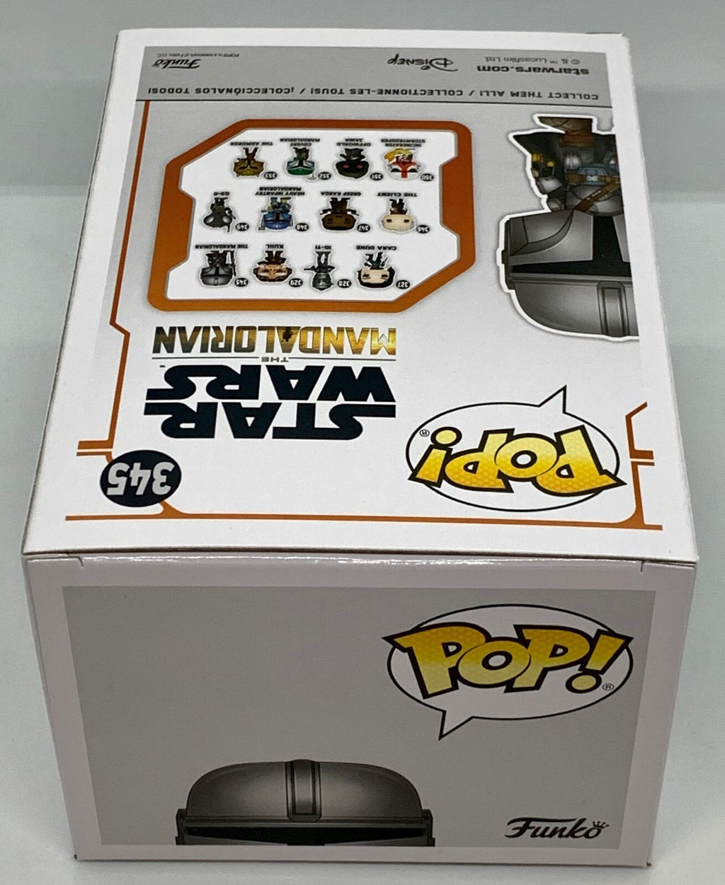 The Mandalorian Pop #345 Star Wars Funko Pop 2019 The Madalorian