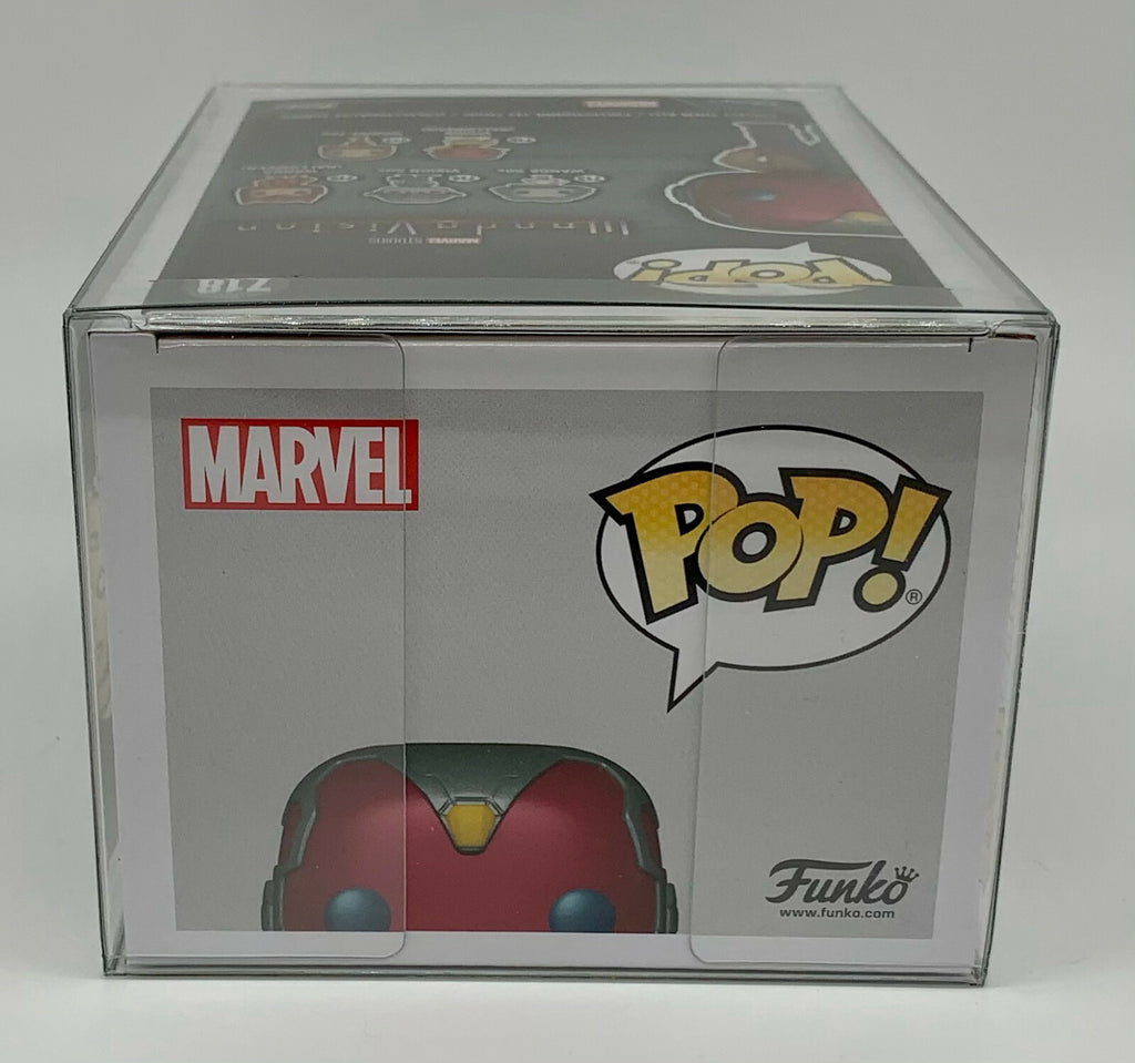 Vision 70's Pop #718 Wanda Vision Funko Pop Gamestop Exclusive in Protector 2021