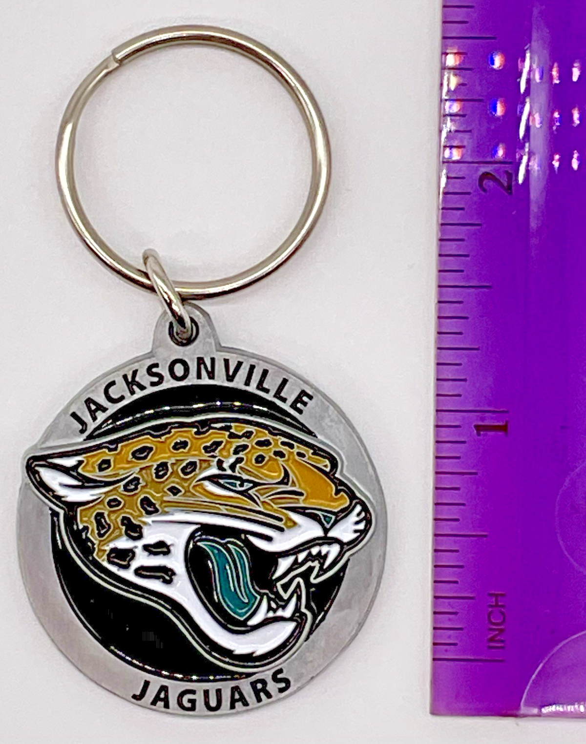 Jacksonville Jaguars NFL Key Chain Metal - NFL Logo Key Chain