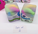 Squidgets Popping Connector Tubes Fidget Toy Set Of 2 Cubes - Each Cube 5 Tubes
