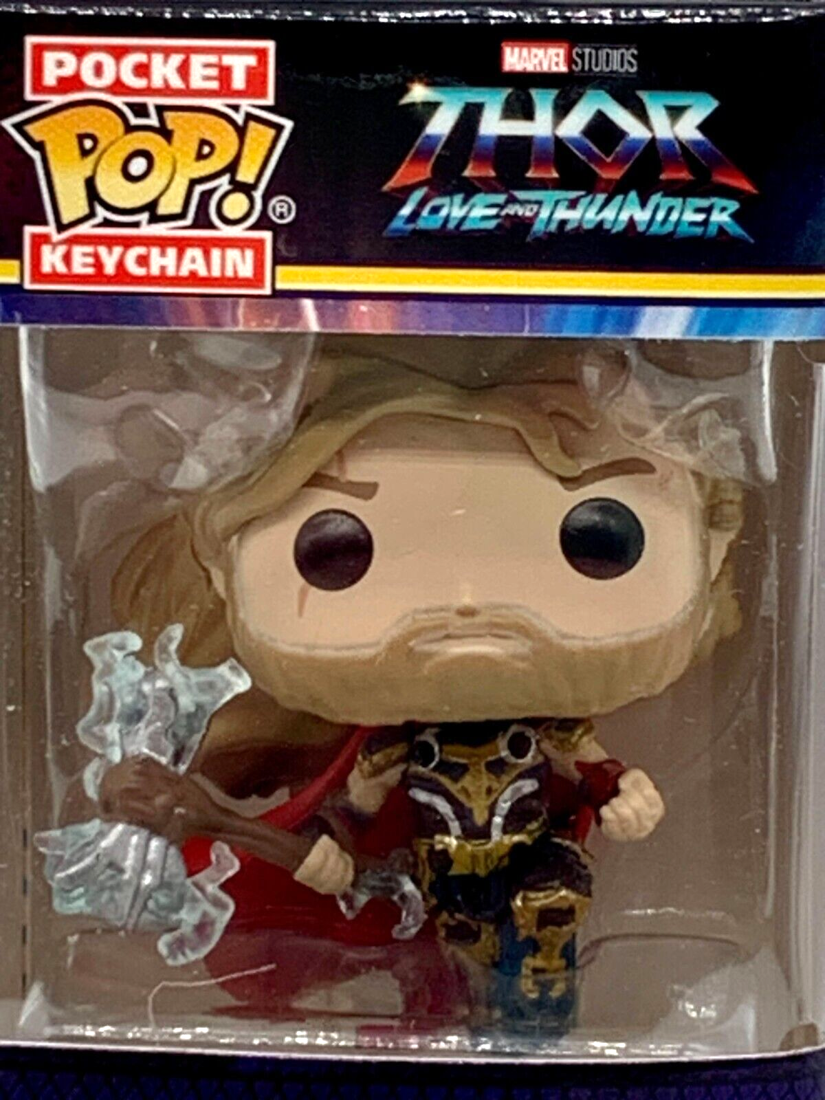 Thor Pocket Pop Keychain Marvel Studios Funko 2022 Thor Love and Thunder