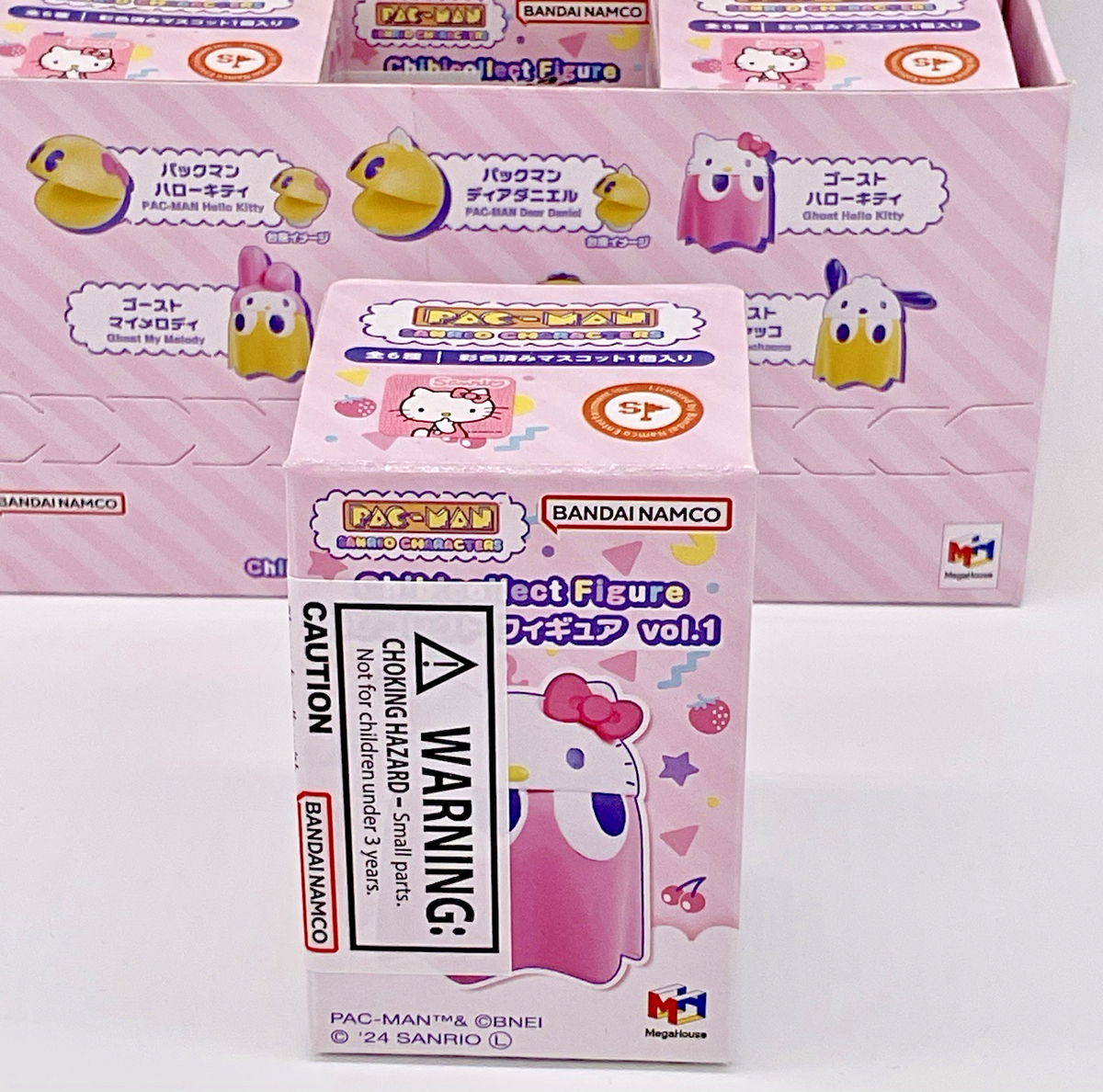Pac-Man X Sanrio Character Collectible Mini Figure 1 Blind Box Bandai Namco 2024