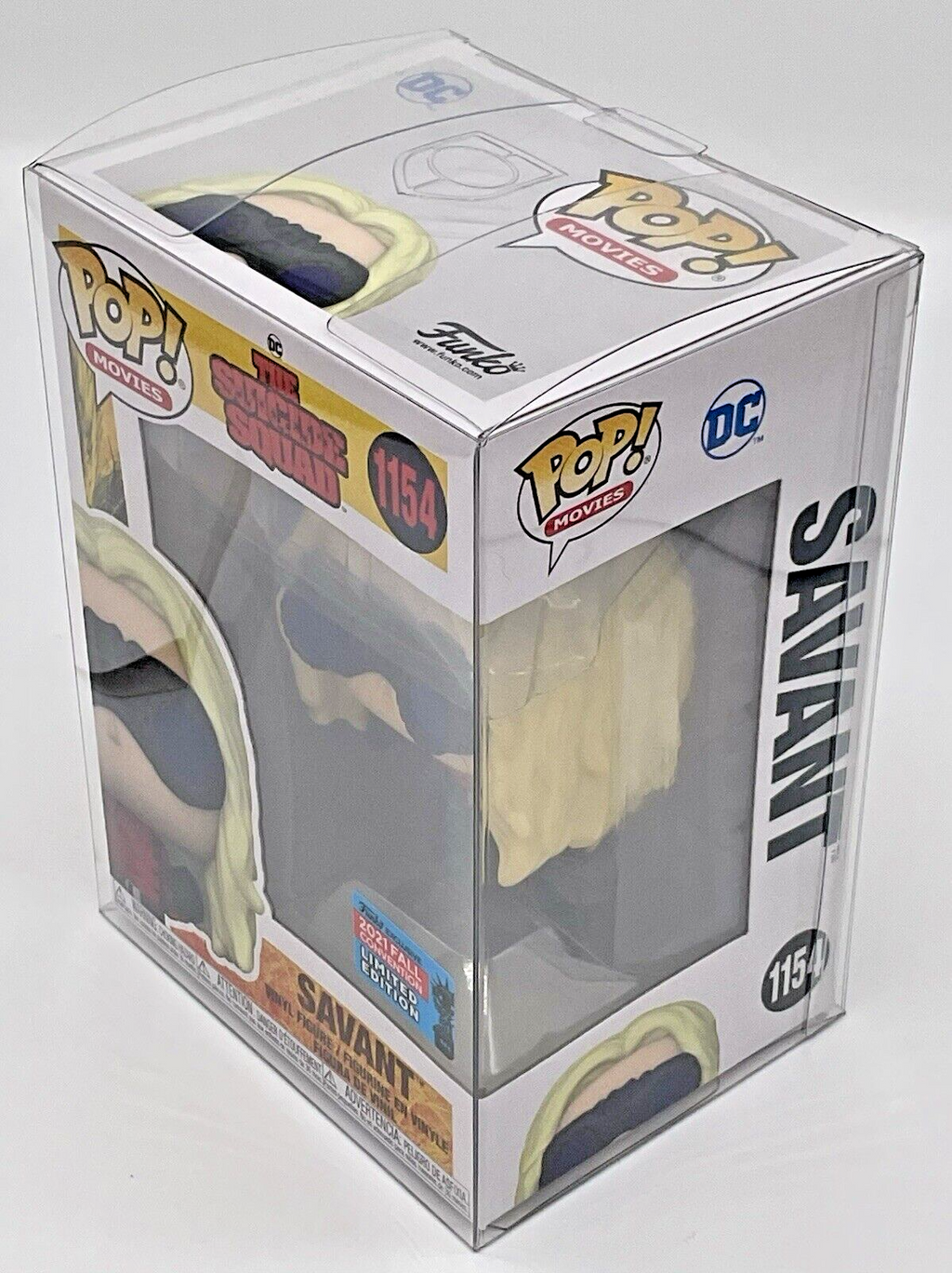 Savant Pop #1154 Suicide Squad 2021 NYCC Fall Conv. Excl Vaulted with Protector
