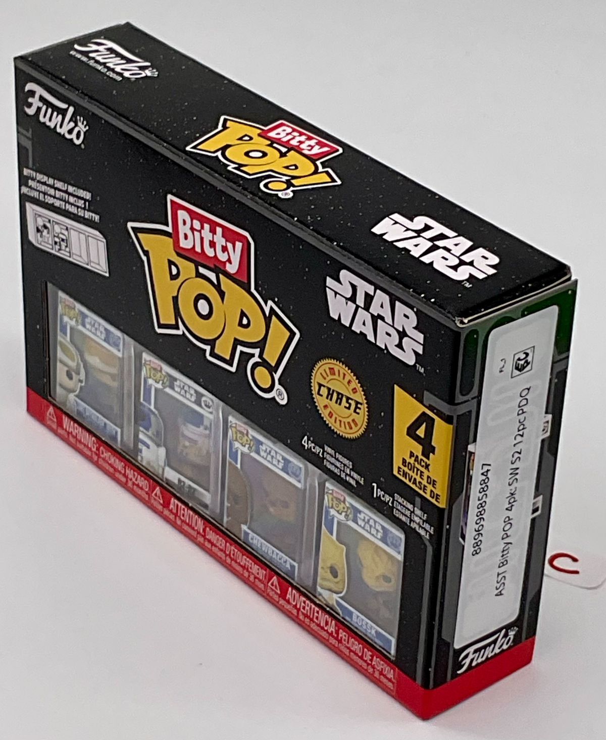 Star Wars Funko Bitty Pop 4-Pack with Stackable Shelf 2025 (C)