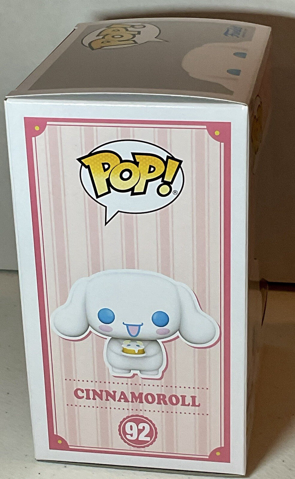 Cinnamoroll Pop #92 Hello Kitty And Friends Funko Pop 2024 Cinnamoroll with Cake