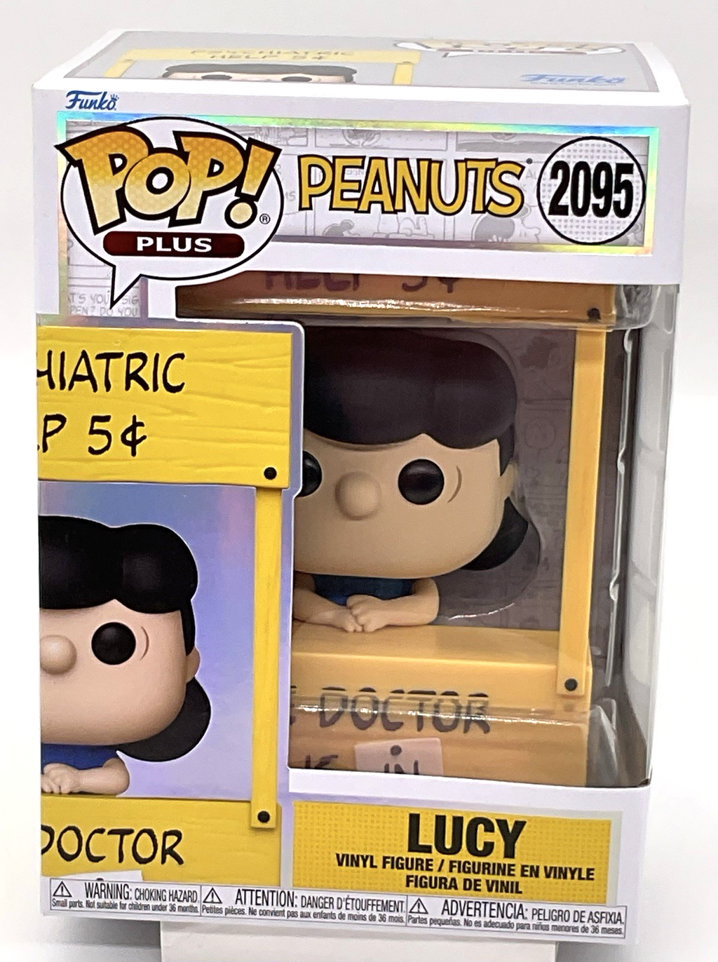Peanuts Lucy "Doctor is In" Pop #2095 Funko Pop Plus 2025 Peanuts Comics