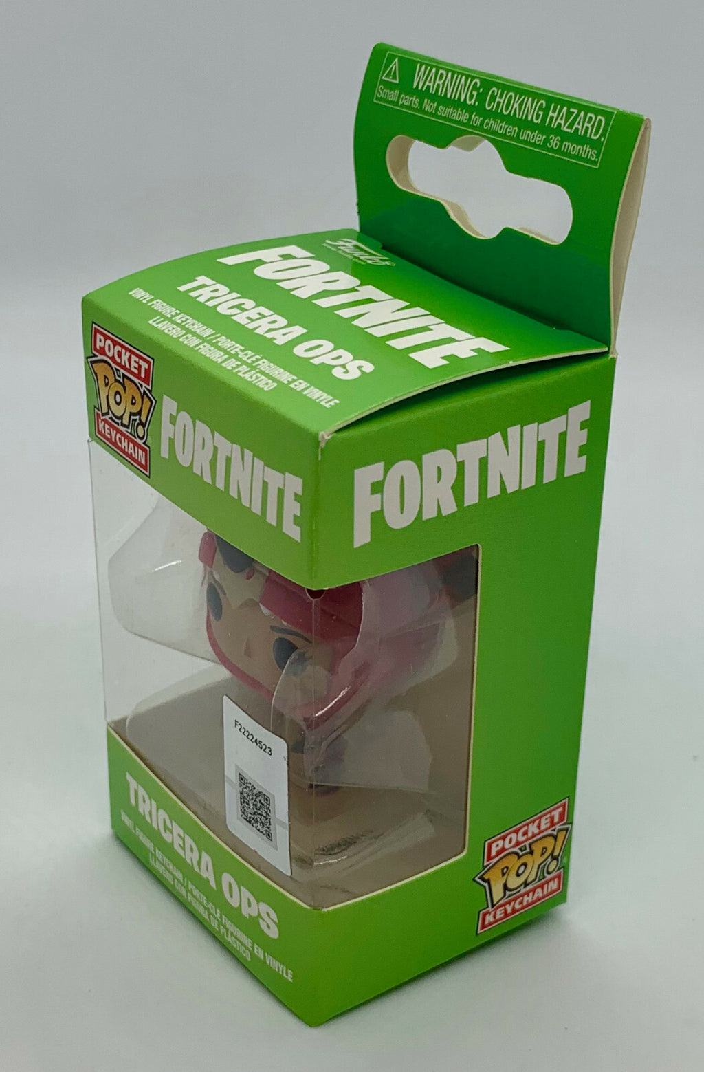 Fortnite Tricera Ops Funko Pocket Pop Keychain 2018 Vaulted