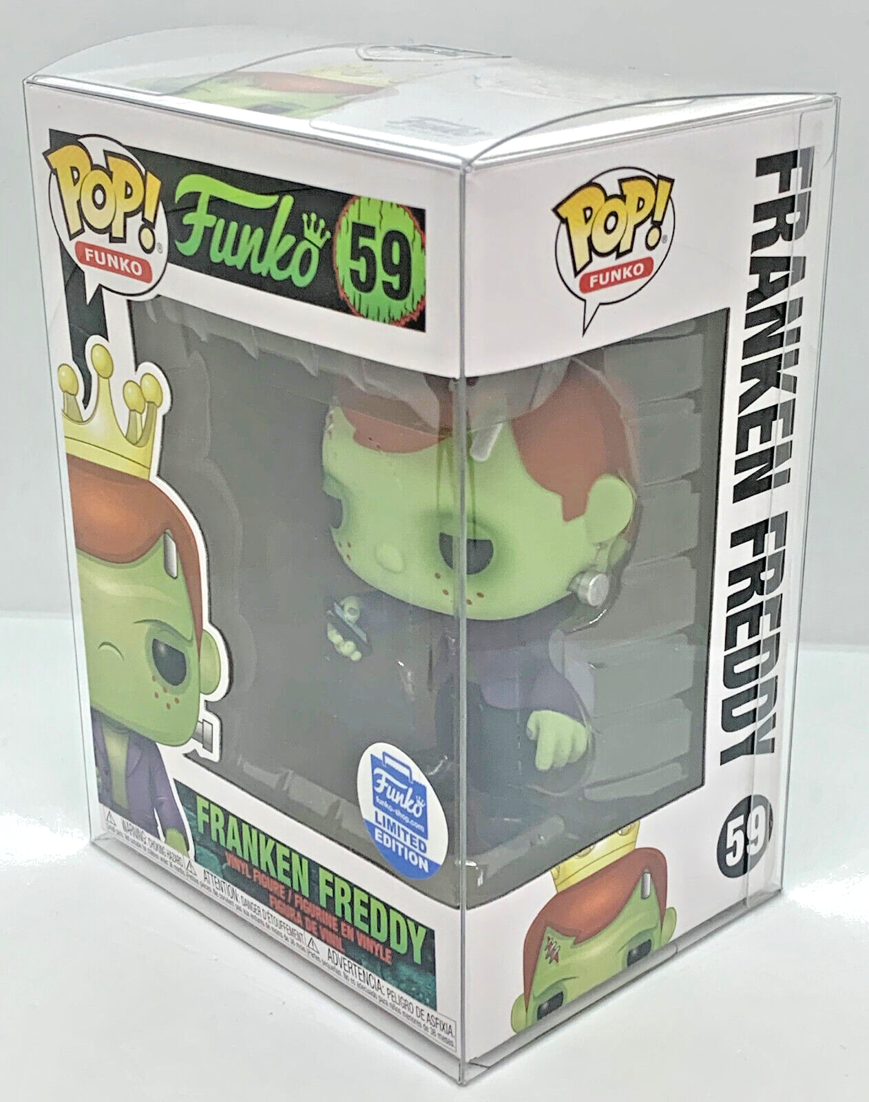 Franken Freddy Pop #59 Funko 2020 Exclusive Limited Ed Vaulted in Pop Protector