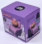 Line Friends Ride with Brown Pull Back Car - Choco Pull Back Car