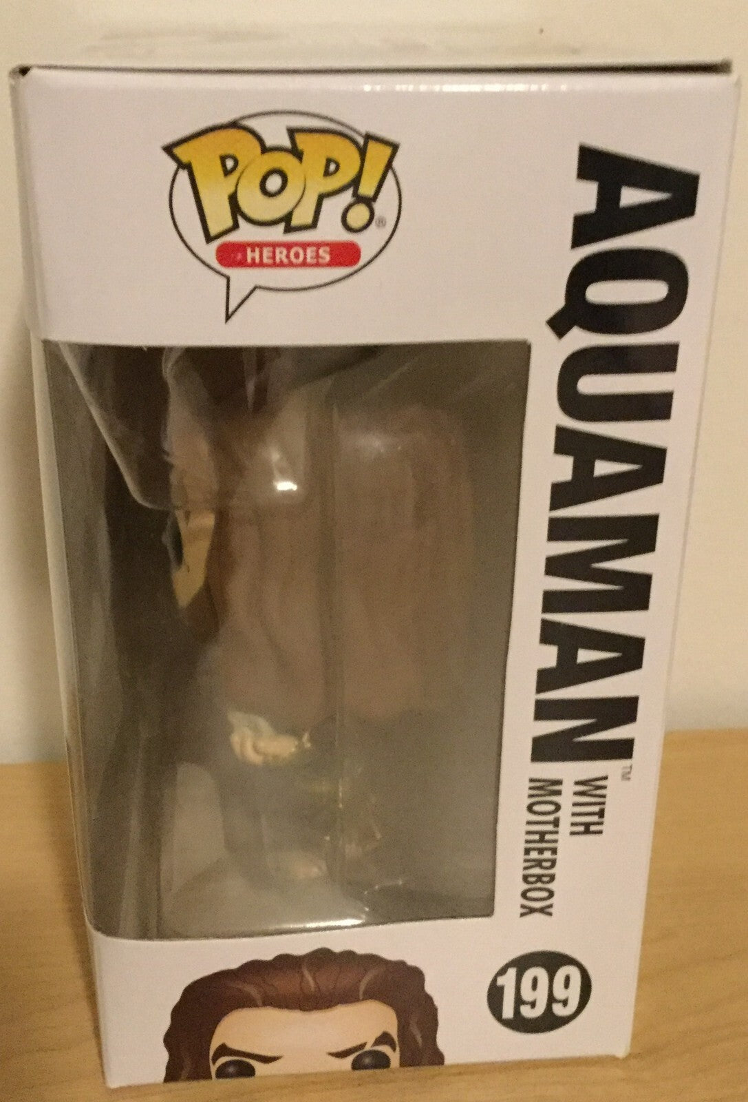 Aquaman Mother Box Pop #199 Justice League Funko 2017 Vaulted SDCC Summer Conv