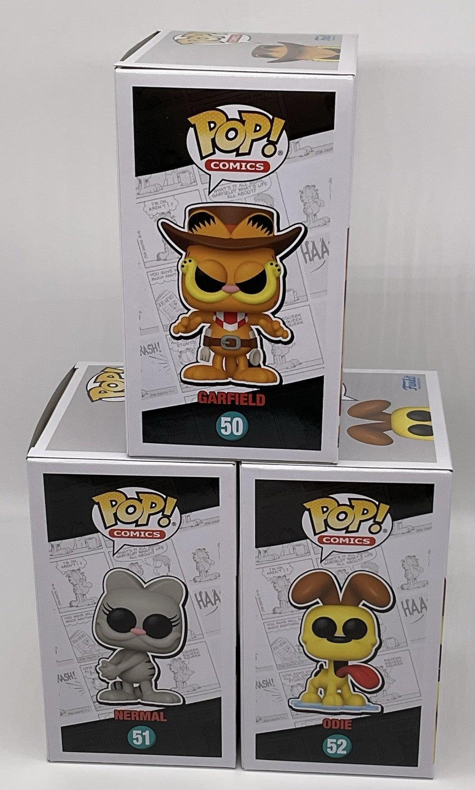 Garfield Funko Pop 3 Piece Set - Garfield #50, Nermal #51 + Odie #52 Funko 2025