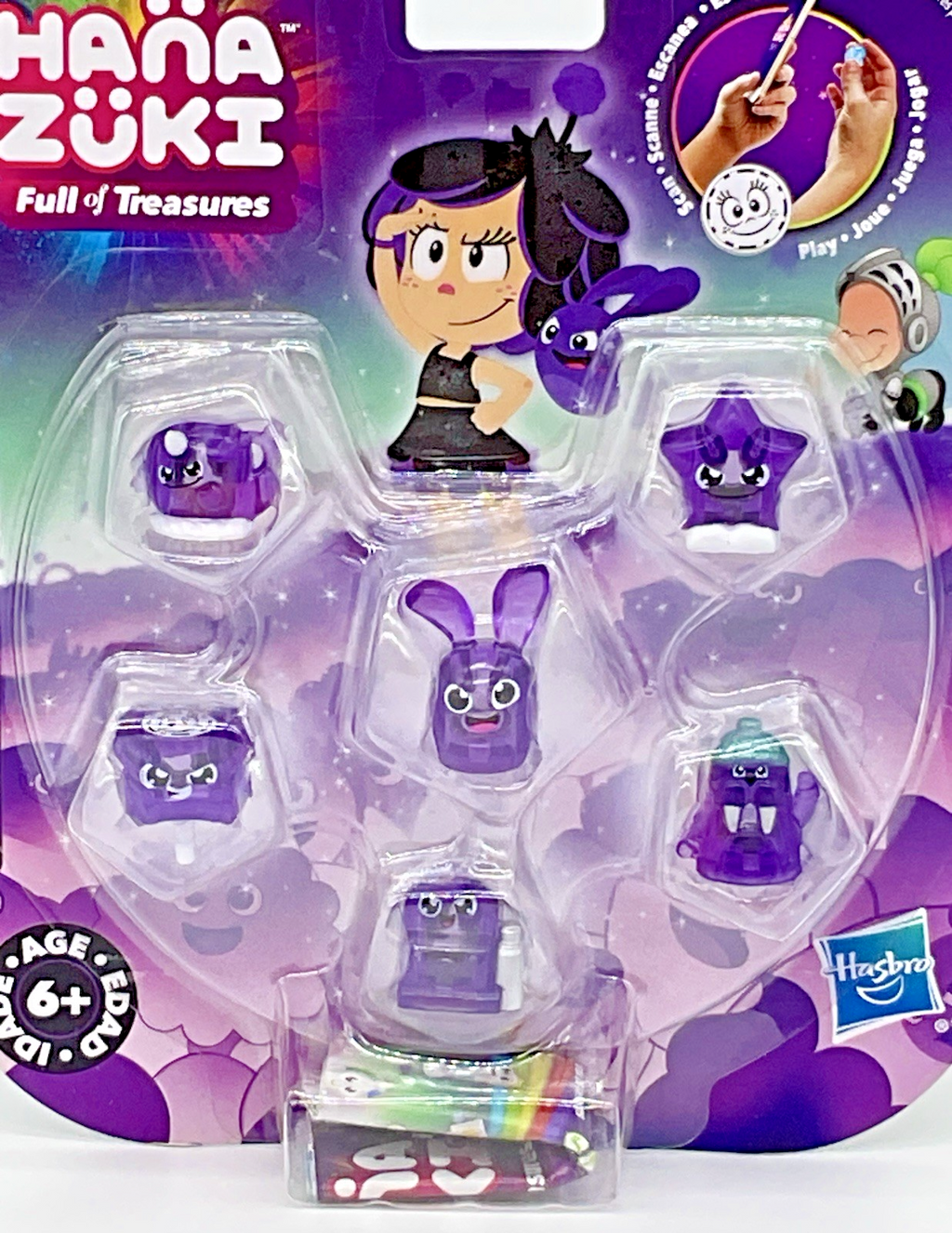 Hana Zuni Full Of Treasures 6 Pack Figures Collection 1 Hasbro - Purple