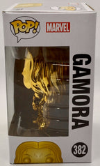 Gamora #382 Gold Chrome Marvel Studio's 10th  Funko Pop 2018 minor damage SEE
