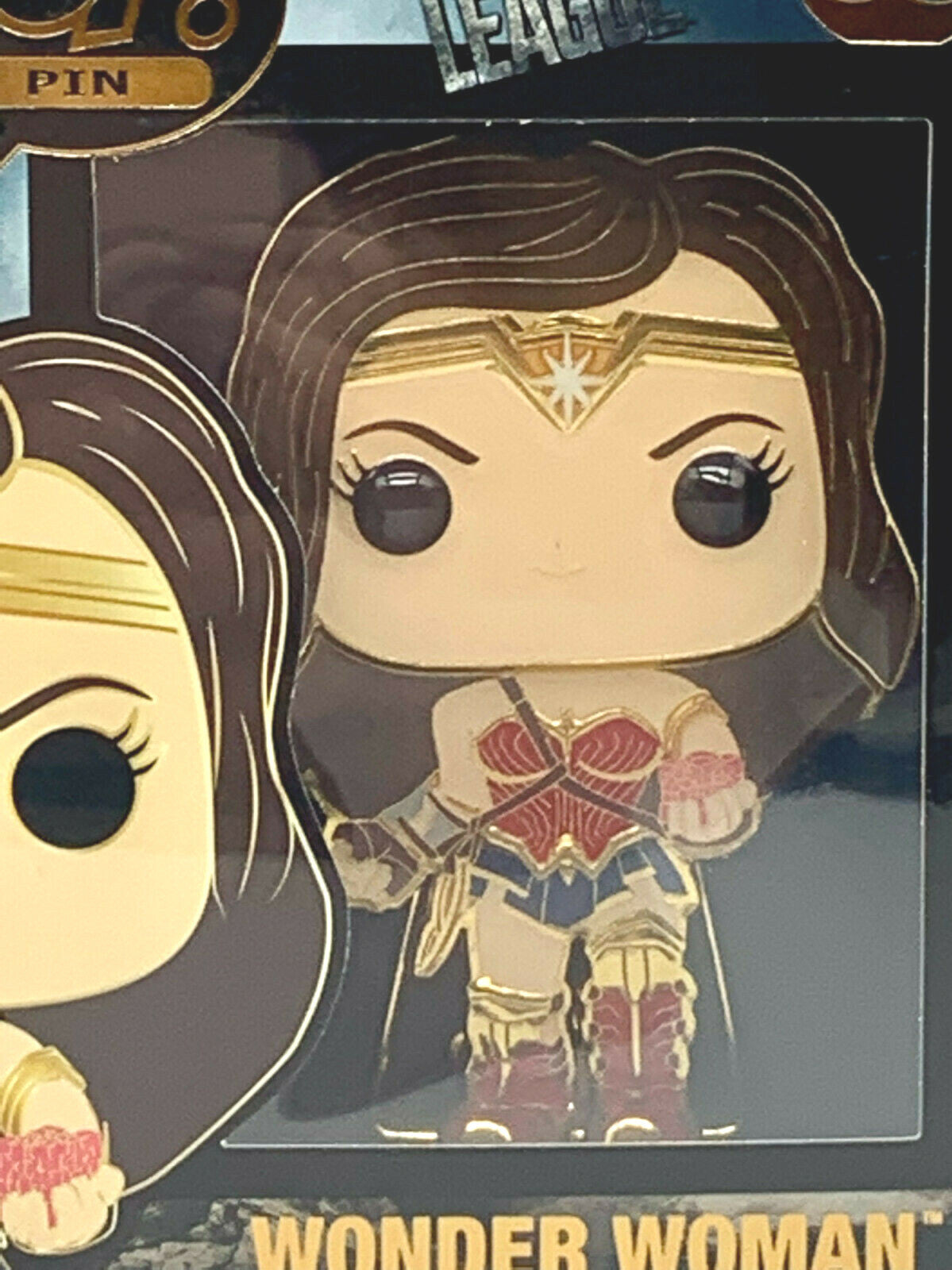 Wonder Woman Justice League Funko Pop Pin #09 Large Enamel Pin 2021 Funko