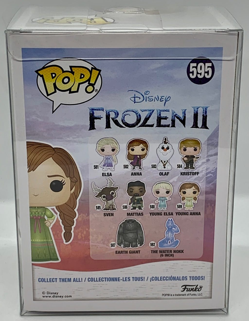 Anna Pop #595 Disney Frozen II Funko 2019 Vaulted Michaels Exclusive Protector