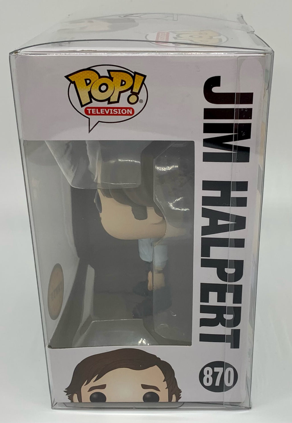 Jim Halpert Pop #870 The Office Chase Limited Edition Funko Pop 2019 Protector