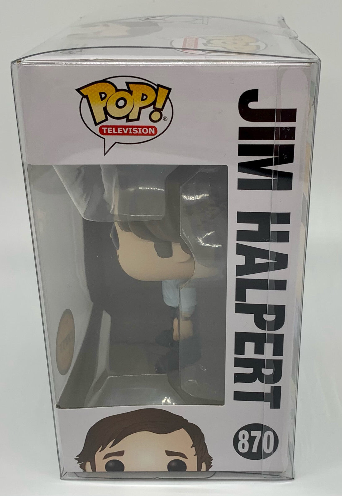 Jim Halpert Pop #870 The Office Chase Limited Edition Funko Pop 2019 Protector