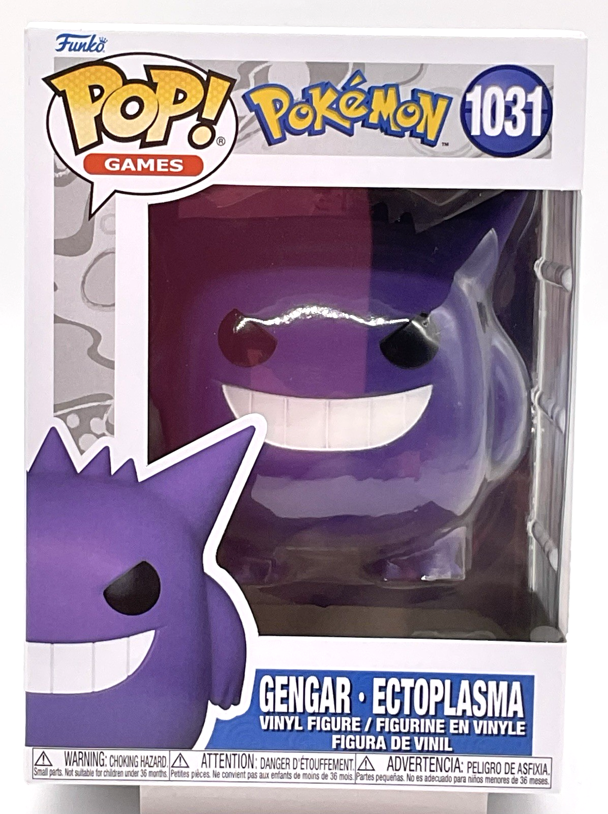 Gengar - Ectoplasma Pop #1031 Pokemon Funko Pop Games 2024 Gengar