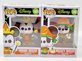 Mickey Mouse Pop #1486 + Minnie Mouse Pop #1485 Funko Halloween  2 Piece Set