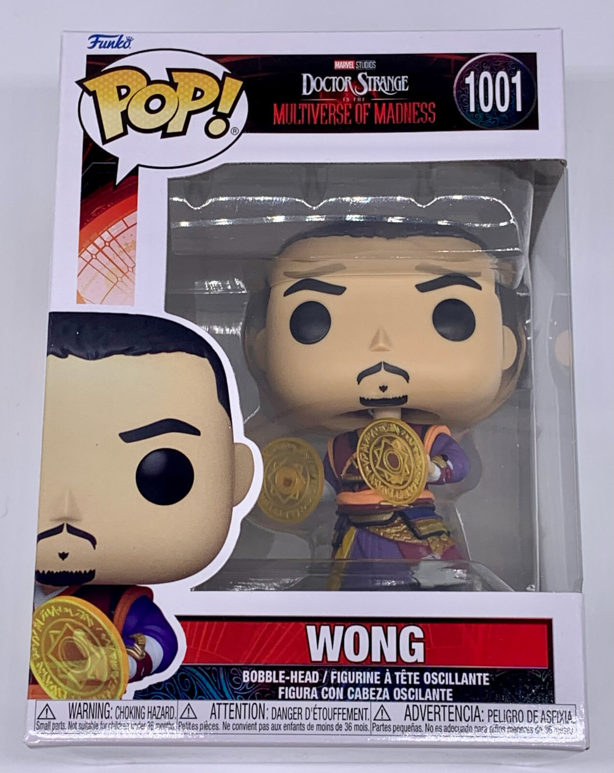 Doctor Strange 3 piece Funko Pop Set Wong, Master Mordo and Supreme Strange 2022
