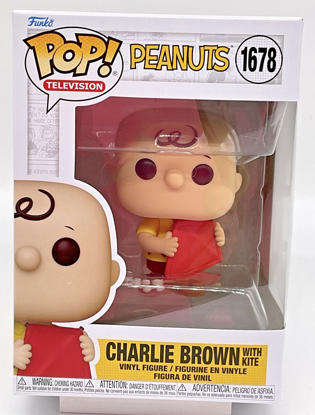 Peanuts Charlie Brown with Kite Pop #1678 Funko Pop Television 2024